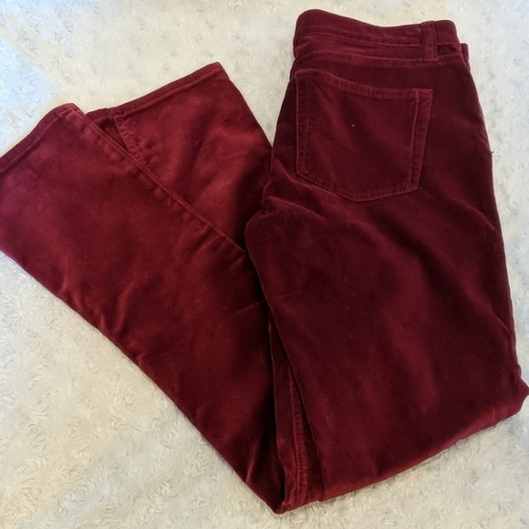 J. Crew Pants - J.Crew Matchstick Velvet Pants